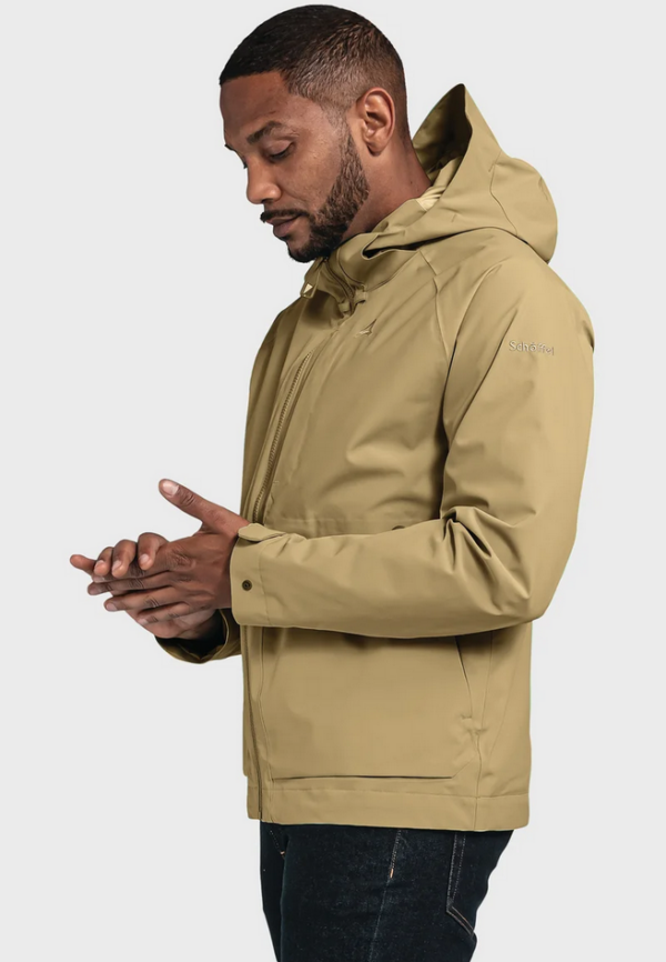 Beige Regenjacke